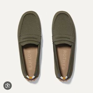Rothy’s Driver Loafer in Cypress Green